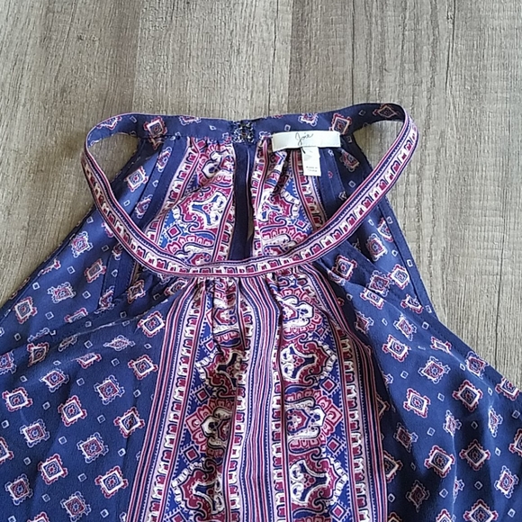 Joie Bradie Navy Blue Silk Tank Top S - Picture 7 of 10